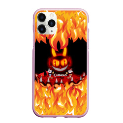 Чехол для iPhone 11 Pro Max матовый Cuphead devil