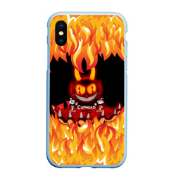 Чехол для iPhone XS Max матовый Cuphead devil