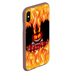 Чехол для iPhone XS Max матовый Cuphead devil - фото 2