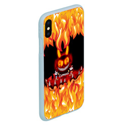 Чехол для iPhone XS Max матовый Cuphead devil - фото 2