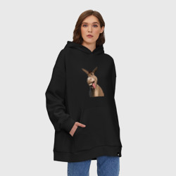 Худи SuperOversize хлопок Шрек - Осел - фото 2