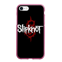 Чехол для iPhone 7/8 матовый Slipknot Надпись