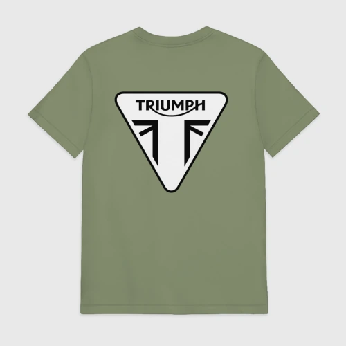 Мужская футболка хлопок Triumph логотип