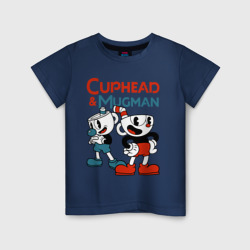 Детская футболка хлопок Cuphead & Mugman
