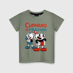 Детская футболка хлопок Cuphead & Mugman