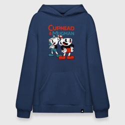 Худи SuperOversize хлопок Cuphead & Mugman