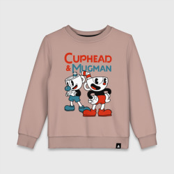 Детский свитшот хлопок Cuphead & Mugman