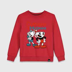 Детский свитшот хлопок Cuphead & Mugman