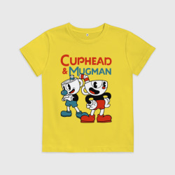 Детская футболка хлопок Cuphead & Mugman