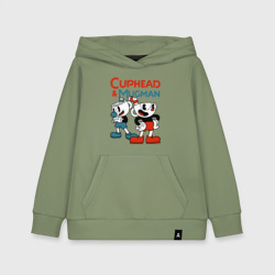 Детская толстовка хлопок Cuphead & Mugman