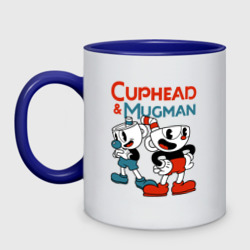 Кружка двухцветная Cuphead & Mugman