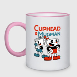 Кружка двухцветная Cuphead & Mugman