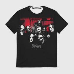 Мужская футболка 3D Slipknot Группа