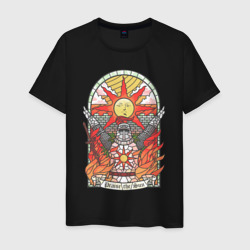 Мужская футболка хлопок Восхваляя солнце | Dark souls