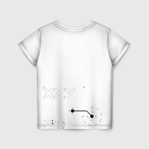 Детская футболка 3D Printstream style Поток информации Белизна 1,Перламутр 1, цвет 3D печать - фото 2
