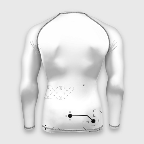 Мужской рашгард 3D Printstream style Поток информации Белизна 1,Перламутр 1, цвет 3D печать - фото 2