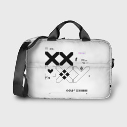 Сумка для ноутбука 3D Printstream style Поток информации Белизна 1,Перламутр 1