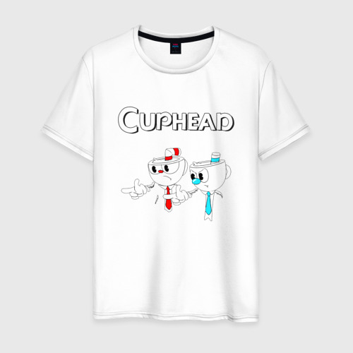 Мужская футболка хлопок Cuphead