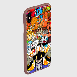Чехол для iPhone XS Max матовый Cuphead - фото 2