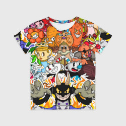 Детская футболка 3D Cuphead