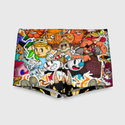 Детские купальные плавки 3D Cuphead