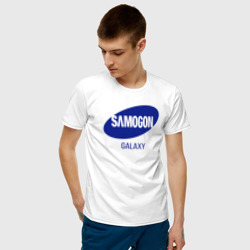 Мужская футболка хлопок samogon galaxy - фото 2