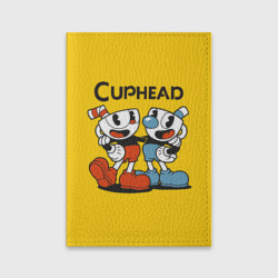 Обложка для паспорта матовая кожа Cuphead Шоу Чашека