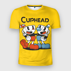 Мужская футболка 3D Slim Cuphead Шоу Чашека