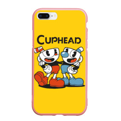 Чехол для iPhone 7Plus/8 Plus матовый Cuphead Шоу Чашека