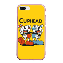 Чехол для iPhone 7Plus/8 Plus матовый Cuphead Шоу Чашека