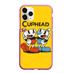 Чехол для iPhone 11 Pro Max матовый Cuphead Шоу Чашека