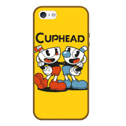 Чехол для iPhone 5/5S матовый Cuphead Шоу Чашека