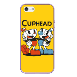 Чехол для iPhone 5/5S матовый Cuphead Шоу Чашека