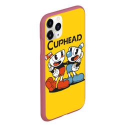 Чехол для iPhone 11 Pro Max матовый Cuphead Шоу Чашека - фото 2