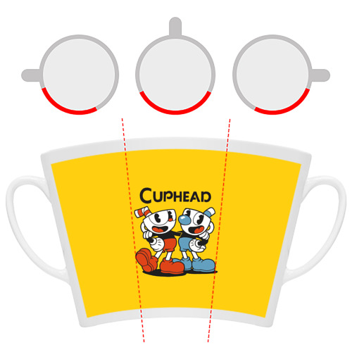 Кружка Латте Cuphead Шоу Чашека - фото 6