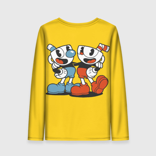 Женский лонгслив 3D Cuphead Шоу Чашека, цвет 3D печать - фото 2