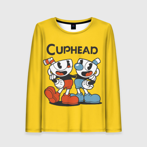 Женский лонгслив 3D Cuphead Шоу Чашека, цвет 3D печать