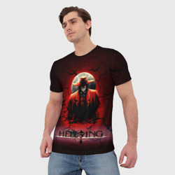 Мужская футболка 3D Hellsing $$$ - фото 2