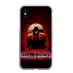 Чехол для iPhone XS Max матовый Hellsing $$$