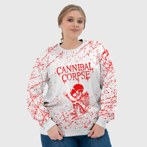 Женский свитшот 3D Cannibal Corpse, цвет 3D печать - фото 6