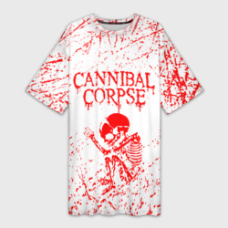 Платье-футболка 3D Cannibal Corpse