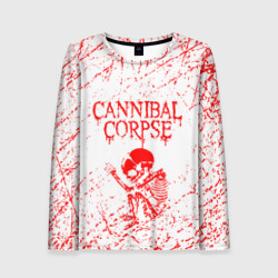 Женский лонгслив 3D Cannibal Corpse