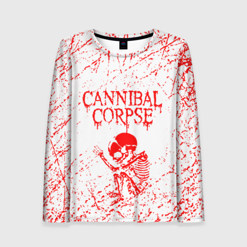 Женский лонгслив 3D Cannibal Corpse, цвет 3D печать