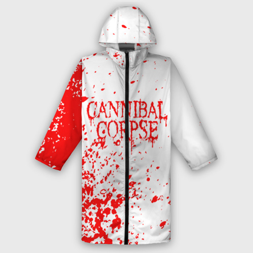 Мужской дождевик 3D Cannibal Corpse, цвет белый