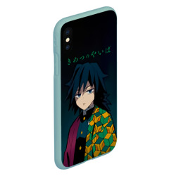 Чехол для iPhone XS Max матовый Гию Томиока Kimetsu no Yaiba - фото 2