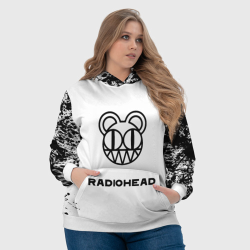 Женская толстовка 3D Radiohead, цвет 3D печать - фото 6