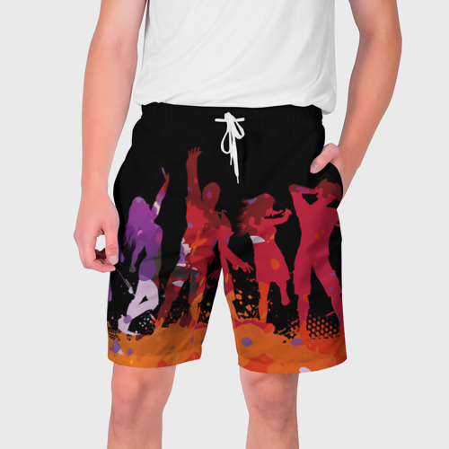 Мужские шорты 3D Танцы, цвет 3D печать