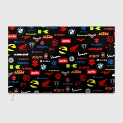 Флаг 3D Motorcycle pattern Мото паттерн