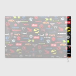 Флаг 3D Motorcycle pattern Мото паттерн - фото 2