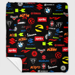 Плед с рукавами Motorcycle pattern Мото паттерн